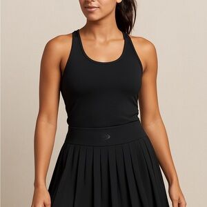 All In Motion Tennis Skirt Medium Black Pleated Activewear Skort Sporty  Stretch